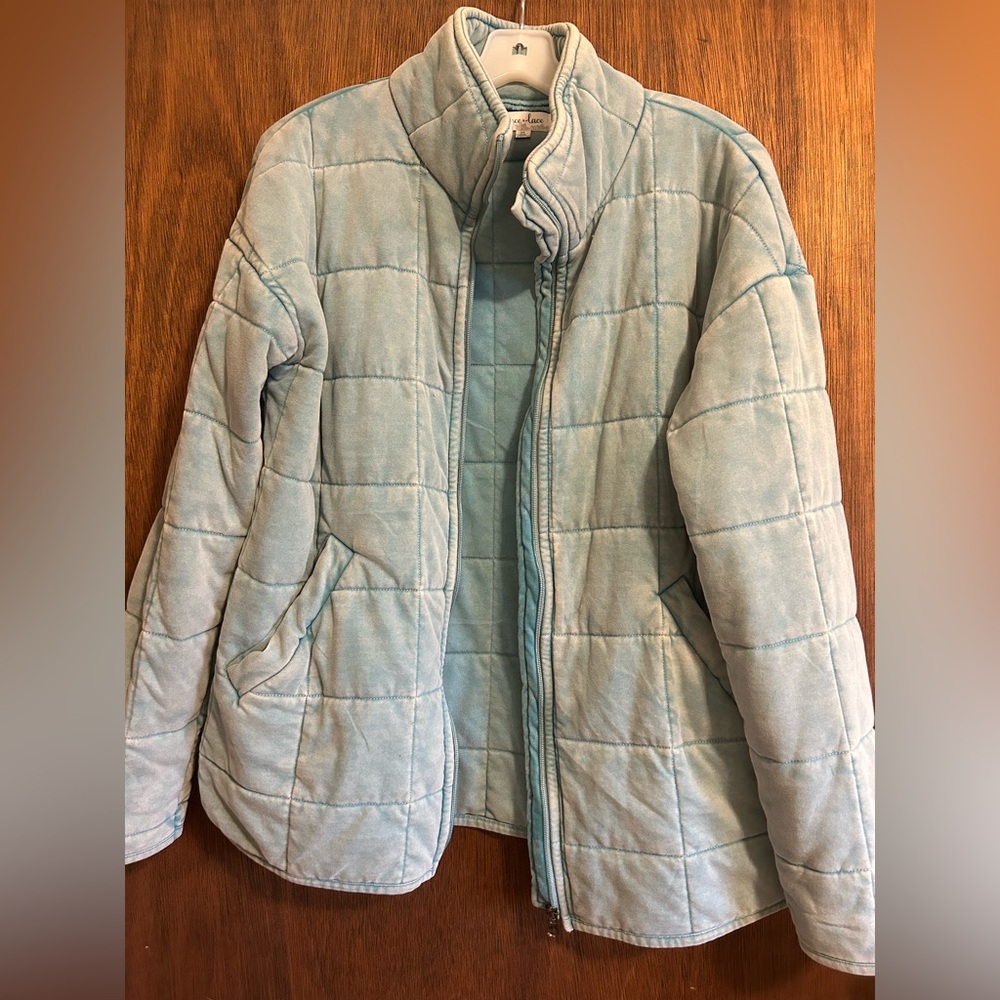 EUC Mineral Washed Quilted Jacket